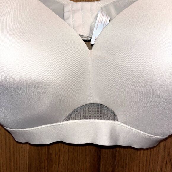 Cacique Lightly Lined No Wire Bra 40DD Tan Neutral Everyday Comfort Adjustable - Picture 3 of 6